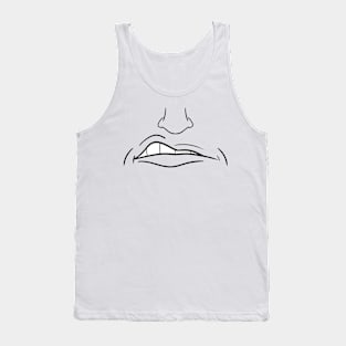 Dude Mouth - Face Mask Tank Top